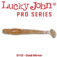 Shad Lucky John Tioga 8.6 cm, culoare Gold Mirror - 6 buc/plic