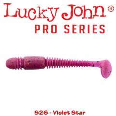 Shad Lucky John Tioga 8.6 cm, culoare Violet Star - 6 buc/plic