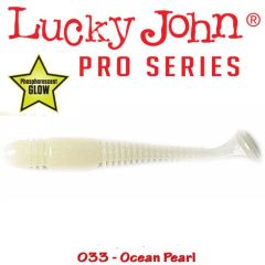 Shad Lucky John Tioga 8.6 cm, culoare Ocean Pearl - 6 buc/plic