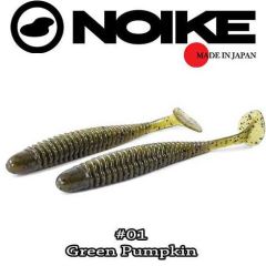 Shad Noike Ninja 7.6cm, culoare Green Pumpkin