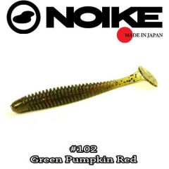 Shad Noike Ninja 7.6cm, culoare Green Pumpkin Red