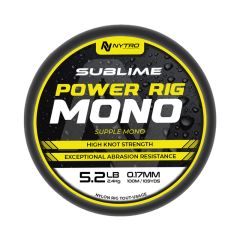 Fir monofilament Nytro Sublime Power Rig 0.17mm/2.4kg/100m