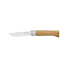 Cutit Opinel Rough Handle Olive Wood Stainless Steel Knife No.8