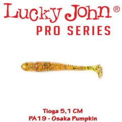 Shad Lucky John Tioga 5.1 cm, culoare Osaka Pumpkin - 10 buc/plic