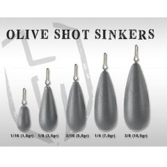 Plumbi Colmic Herakles Olive Shot Sinkers 10.5g