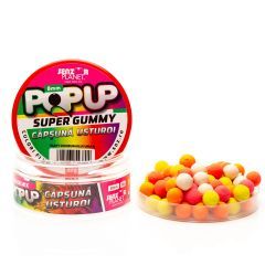 Boilies Senzor Pop-up Super Gummy Capsuna - Usturoi, 8mm, 30g