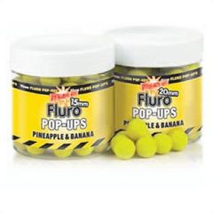 Boilies and Dumbells Dynamite Baits Pop-up Fluro Pineapple & Banana 15mm