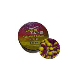 Boilies Smax Fluo Pop-Up Mix Ananas-Banana 9-11mm