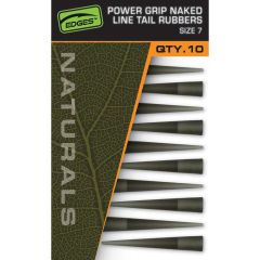 Conuri clips pierdut Fox Edges Naturals Power Grip Naked Line Tail Rubbers Nr.7