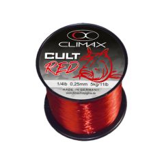 Fir monofilament Climax Cult Carp Red Mono 0.25mm/5.8kg/1000m