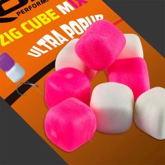 Rok Fishing Zig Cube Mix Pop-up Ultra Soft - Pink/White