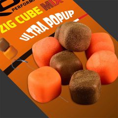 Rok Fishing Zig Cube Mix Pop-up Ultra Soft - Brown/Orange