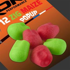 Rok Fishing Zig Cube Mix Pop-up Ultra Soft 10mm - Red/Green