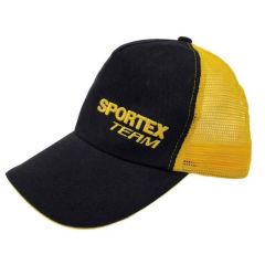 Sapca Sportex Base Cap Black Yellow Net