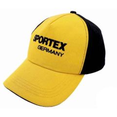 Sapca Sportex Base Cap Black Yellow Front