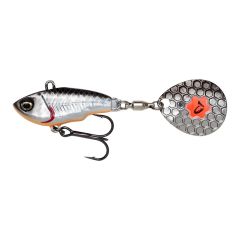 Spinnertail Savage Gear Fat Tail Spin, 6.5cm/16g culoare Dirty Silver