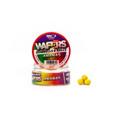 Boilies Senzor Wafters Dumbells and Balls Ananas 6mm 15g
