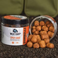 Boilies WLC Carp Dumbells Spicy Crab Monster Crab-Chilly, 24mm, 120g