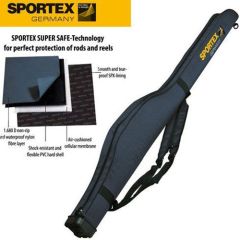 Husa lansete Sportex Super Safe I Grey, 1 compartiment, 125cm