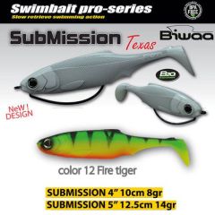 Shad Biwaa Submission 10cm, culoare Fire Tiger