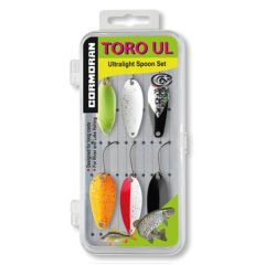 Set linguri oscilante Cormoran Toro UL Trout Spoon Set 4