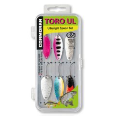 Set linguri oscilante Cormoran Toro UL Trout Spoon Set 5