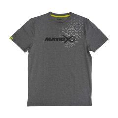 Tricou Matrix Hex Print T-Shirt Grey Marl, marime S