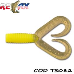 Grub Relax Twister Double Tail 4.5cm, culoare 082 - 25buc/plic