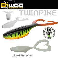 Shad Biwaa Twinpike 15cm/24g, culoare Pearl White