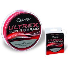 Fir Quantum Ultrex Super 8 Braid 0.14mm/110m Rosu