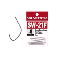 Carlige Vanfook SP-21F Spoon Expert Barbless Hook Wide Gape nr.6