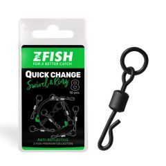 Varteje rapide ZFish Quick Change Swivel with Ring Nr.8