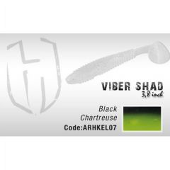 Shad Colmic Herakles Viber Shad 9.7cm Black Chartreuse