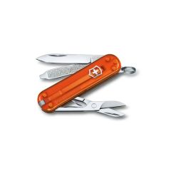 Briceag multifunctional Victorinox Classic SD Transparent Fire Opal