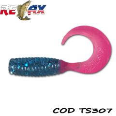 Grub Relax Twister VR1 4cm, culoare 307 - 25buc/plic