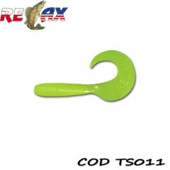 Grub Relax Twister VR3 6cm, culoare 011 - 15buc/plic