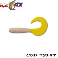 Grub Relax Twister VR4 8cm, culoare 197 - 10buc/plic