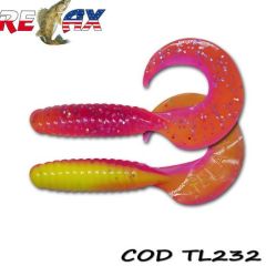 Grub Relax Twister VR5 Laminat 9cm, culoare 232 -  10buc/plic
