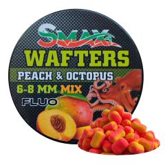 Wafters Smax Fluo Mix Peach and Octopus 6-8mm