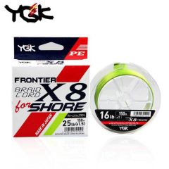 Fir textil YGK Frontier Braid Cord X8 For Shore 0.205mm/25lb/150m