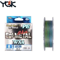 Fir textil YGK RS G-Soul Egi Metal WX4 0.117mm/10lb/120m