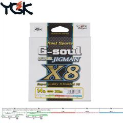 Fir textil YGK RS G-Soul Super Jigman X8 0.135mm/14lb/200m