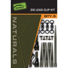 Kit montura zig rig Fox Edges Naturals Zig Lead Clip Kit