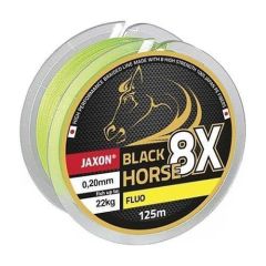 Fir textil Jaxon Black Horse PE 8X Fluo 0.08mm/5kg/125m