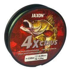 Fir textil Jaxon Crius PE 4X Dark Green 0.08mm/5kg/150m