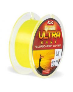 Fir monofilament Asso Ultra Cast Yellow Fluo 0.22mm/7.6kg/300m