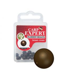 Carp Expert Rubber Beads Brown 5mm