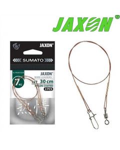 Strune Jaxon Sumato Nylon Coated 1x7 30cm/7kg - 2buc/plic