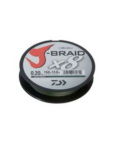 Fir textil Daiwa J-Braid X8 Green 0.22mm/17kg/300m