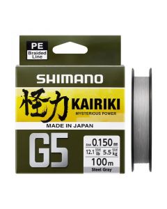 Fir textil Shimano Kairiki G5 Steel Gray 0.13mm/4.1kg/150m